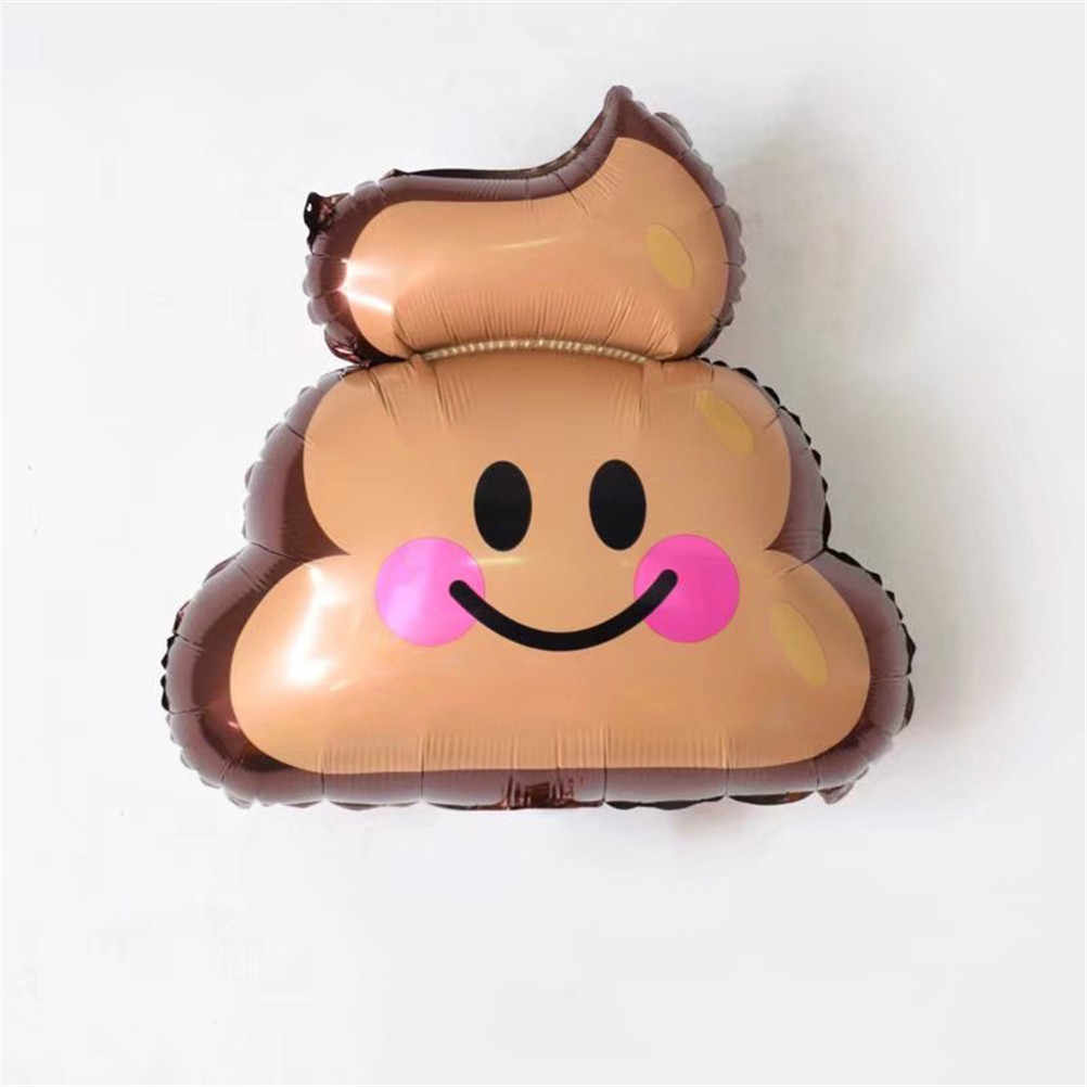 Шар фигура Смайл какашка 