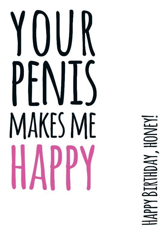 Открытка Penis