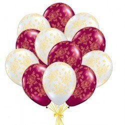 Облако шаров Розы 25 шт