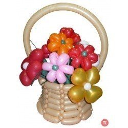 корзина цветов 2