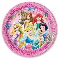 Тарелки большие Принцессы и зверушки