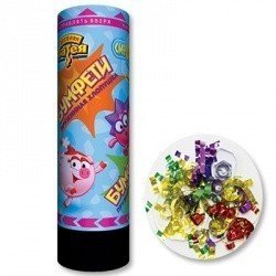 Хлопушка Смешарики 16 см пружинная