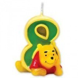 Свеча цифра 8 Винни Пух 5 см