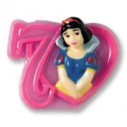 Свеча цифра 7 Принцессы 8 см