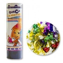 Хлопушка Фиксики 16 см пружинная