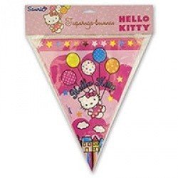 Гирлянда вымпел Hello Kitty  360 см