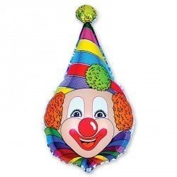 Шар фигура Клоун в колпаке