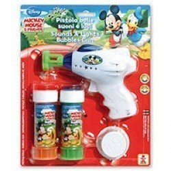 Мыльные пузыри Микки Пистолет светомузыка