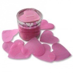 Конфетти Сердца бум негорящие розовые, 60 гр