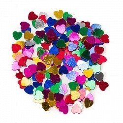 Конфетти маленькие сердечки ассорти 17 гр