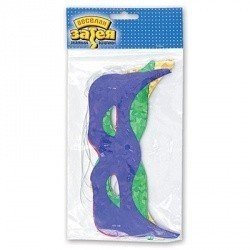 Полумаска голографическая 6шт