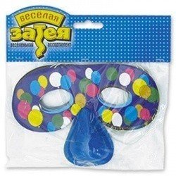 Полумаска с носом 6шт