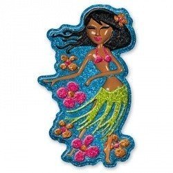 Баннер Гавайи Танцовщица, блестящий