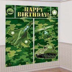 Декорация на стену Камуфляж, 5 частей