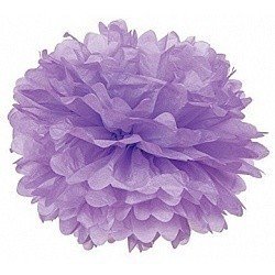 Помпон Сиреневый 30 см