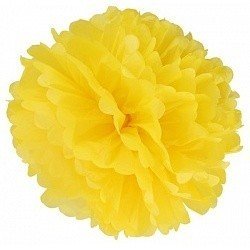 Помпон Желтый 20 см