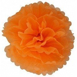 Помпон Оранжевый 20 см