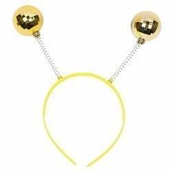 Ободок Шарик на пружинке