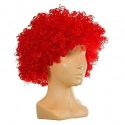 Парик Клоун, красный, детский
