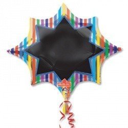 Шар фигура Звезда с маркером