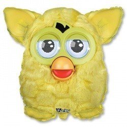 Шар фигура Фёрби желтый