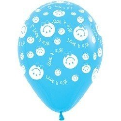 Облако шаров Улыбка мальчик 50 шт
