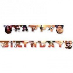 Гирлянда-буквы HB Звездные войны 8 2,2м