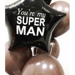 Букет из шаров для мужчины My Super Man