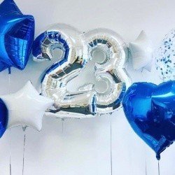 Готовое решение на 23 февраля Звезды и Сердца