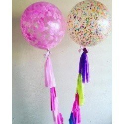 Большие шары с конфетти Карнавал
