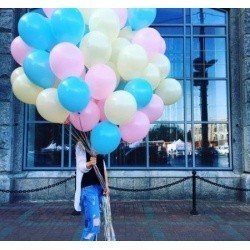 Облако шаров Пастельные краски 50 шт