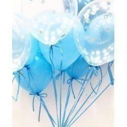 Облако шаров «Небесные пузыри»15шт