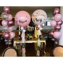 Готовое решение «С Днем Рождения» розовый»