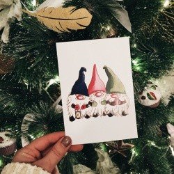 Открытка «Три гномика» 