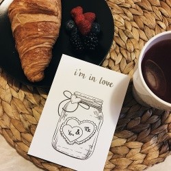 Открытка I m in love