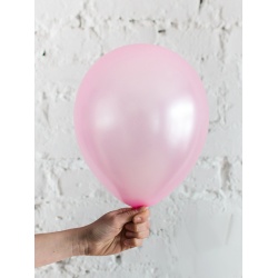 Шар нежно-розовый перламутровый