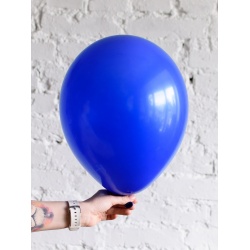 Шар тёмно-синий матовый