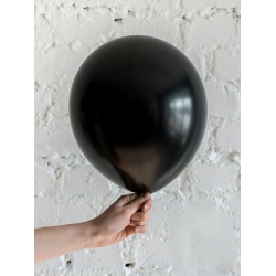 Шар черный пастель