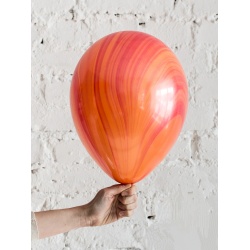 Шар Супер Агат Red Orange красно-оранжевый