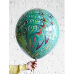 Шар Бирюзовый мраморный 
