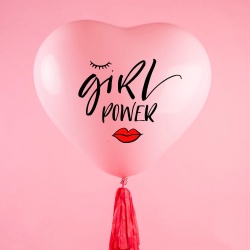 Большой шар Сердце Girl Power