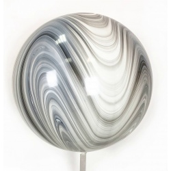 Большой шар Агат Black White черно-белый