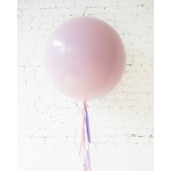 Большой шар лиловый на гирлянде