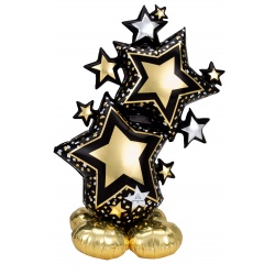 Ходячий шар Звезды Black&Gold