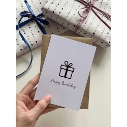 Открытка «HB Present»