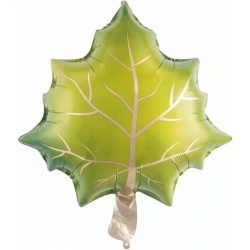 Шар фигура Лист Кленовый зеленый ДБ