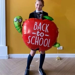 Шар фигура BACK TO SCHOOL Яблоко