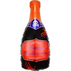 Шар фигура Бутылка Шампанское на Хэллоуин