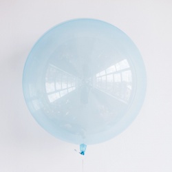 Шар бабл голубой
