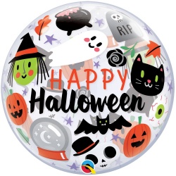 Шар BUBBLE 22 HAPPY HALLOWEEN